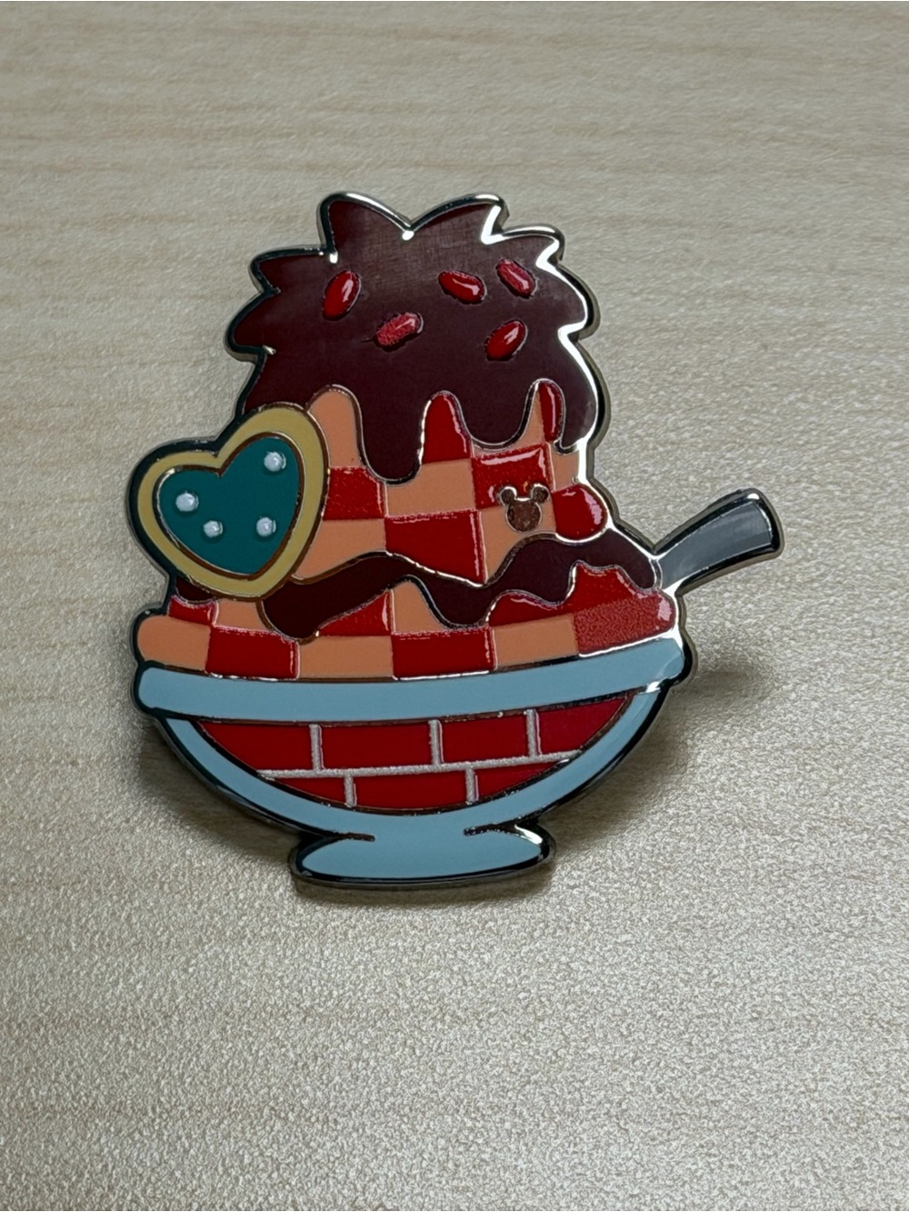 2026 Disney Hidden Mickey Wreck it Ralph Character Ice Cream Sundaes Wave B Pin